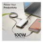 ALOGIC Fusion Pro TOUR Dock USB-C 8-en-1 Gris