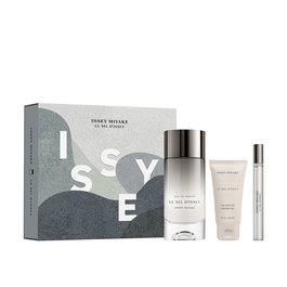 Issey Miyake Le Sel Estuche 3 pz Eau de Parfum Hombre 100 ml + Gel Ducha 150 ml + Vaporizador 10 ml Fragancia Amaderada Marina Cálida y Envolvente