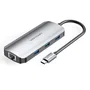 Vention TOHHB Hub Docking USB-C con PD 100W, 1x HDMI 4K, 3x USB 3.0, 1x RJ45 Gigabit, 1x USB-C para Datos