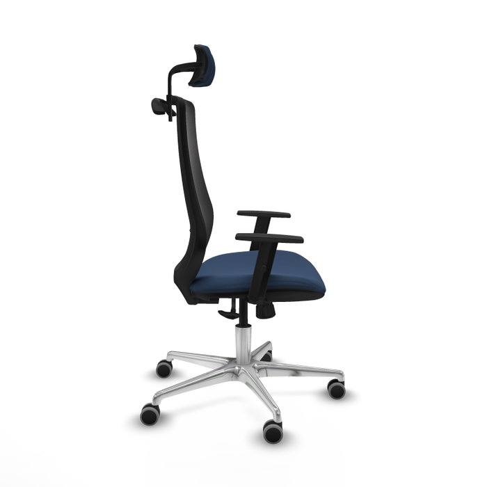 PIQUERAS Y CRESPO Silla de oficina Mardos con mecanismo Sincro, Azul marino y Negro PIQUERAS Y CRESPO Silla de oficina Mardos con mecanismo Sincro, Azul marino y Negro