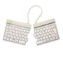 R-Go Tools R-Go Split Break Teclado Ergonómico Split con Software de Pausa, AZERTY (FR), Bluetooth, Blanco