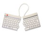 R-Go Tools R-Go Split Break Teclado Ergonómico Split con Software de Pausa, AZERTY (FR), Bluetooth, Blanco