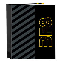 Carpeta de anillas BlackFit8 Zone Negro A4 27 x 33 x 6 cm