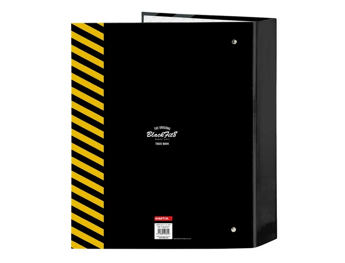 Safta Carpeta de 4 Anillas Blackfit8 Zone Lomo Ancho Safta Carpeta de 4 Anillas Blackfit8 Zone Lomo Ancho