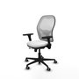 PIQUERAS Y CRESPO Silla de oficina Jorquera Blanca con mecanismo Sincro/Traslack