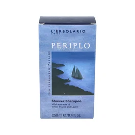 L'ERBOLARIO Periplo Champú Ducha Gel de Baño y Cabello 250 ml - Limpiador Corporal y Capilar Aromático