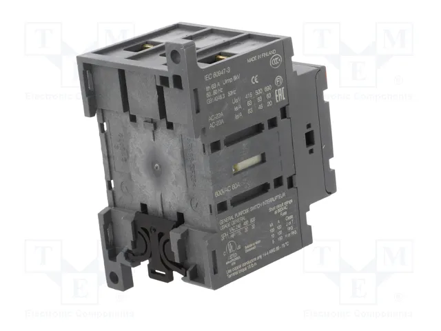 ABB OT63F3 Interruptor de mando 3P Gris IP20