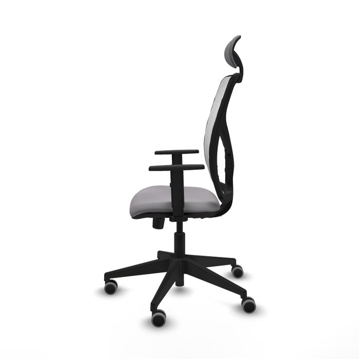PIQUERAS Y CRESPO Silla de oficina Motilla con mecanismo Sincro, Gris y Blanco PIQUERAS Y CRESPO Silla de oficina Motilla con mecanismo Sincro, Gris y Blanco