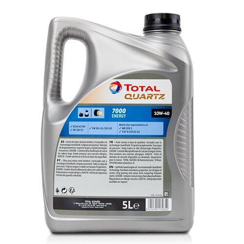 Total 7000 Energy 10W40 5L Aceite Motor Sintético A3/B4 CS3 para Gasolina y Diésel - ACTO7ENE10W405L