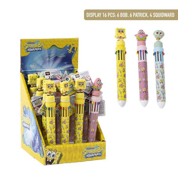 Cerdá Bolígrafo Bob Esponja Diseño 1-Diseño 3 Cerdá Bolígrafo Bob Esponja Diseño 1-Diseño 3