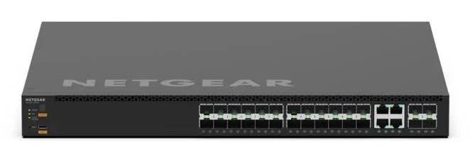 Netgear MSM4328F Conmutador Gestionado Capa 3 4x Puertos 10G Ethernet (100/1000/10000) 24 SFP+ Rack 1U Color Negro
