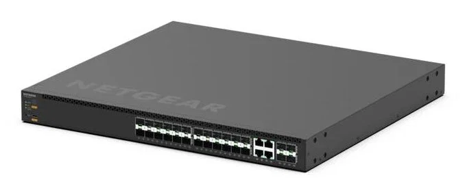 Netgear MSM4328F Conmutador Gestionado Capa 3 4x Puertos 10G Ethernet (100/1000/10000) 24 SFP+ Rack 1U Color Negro