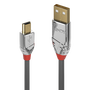 Lindy Cable USB 2.0 Tipo A a Mini-B de 2m Gris