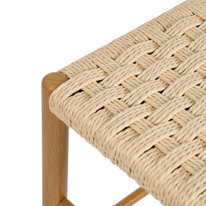 Ixia Banco Natural Cuerda-Metal 100 x 35 x 46 cm