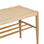 Ixia Banco Natural Cuerda-Metal 100 x 35 x 46 cm