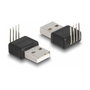 DeLOCK Adaptador USB 2.0 Tipo-A a 4 pines en ángulo de 90°