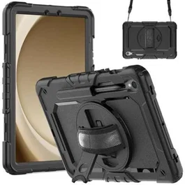 Just in Case Funda Libro para Samsung Galaxy Tab S9/S9 FE 27.9 cm (11") Negro - Rotación 360º, Protección Antigolpes y Portaboli - Ref. 8307590