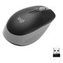 Logitech M190 Ratón Inalámbrico Ergonómico Gris