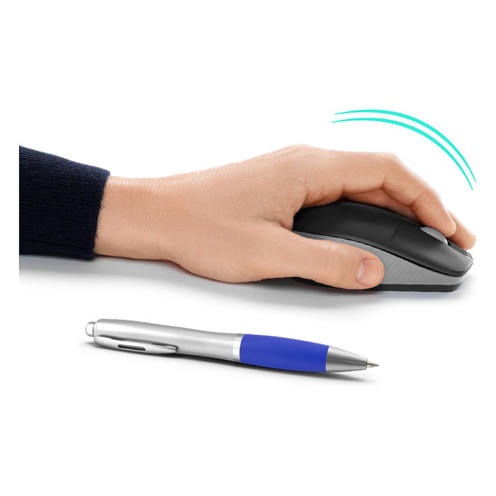 Logitech M190 Ratón Inalámbrico Ergonómico Gris