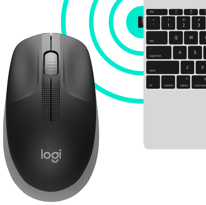 Logitech M190 Ratón Inalámbrico Gris Logitech M190 Ratón Inalámbrico Gris