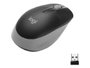Logitech M190 Ratón Inalámbrico Ergonómico Gris