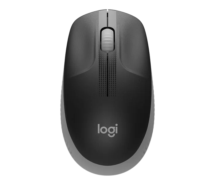 Logitech M190 Ratón Inalámbrico Ergonómico Gris