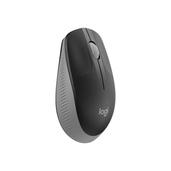 Logitech M190 Ratón Inalámbrico Ergonómico Gris