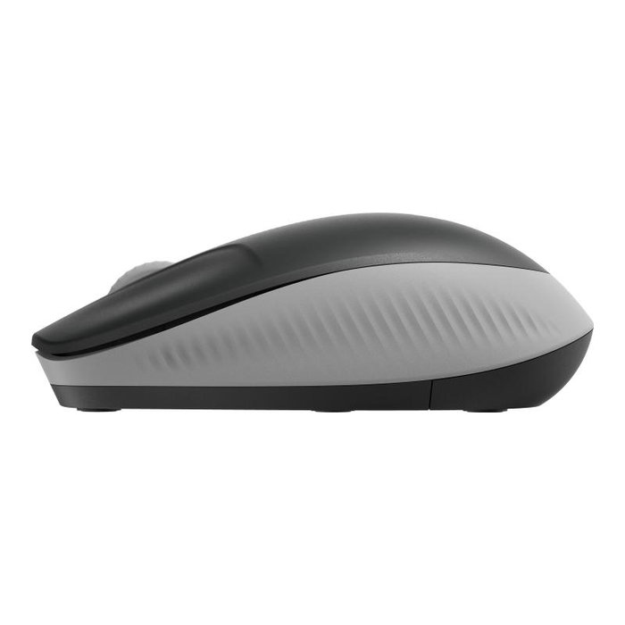 Logitech M190 Ratón Inalámbrico Ergonómico Gris