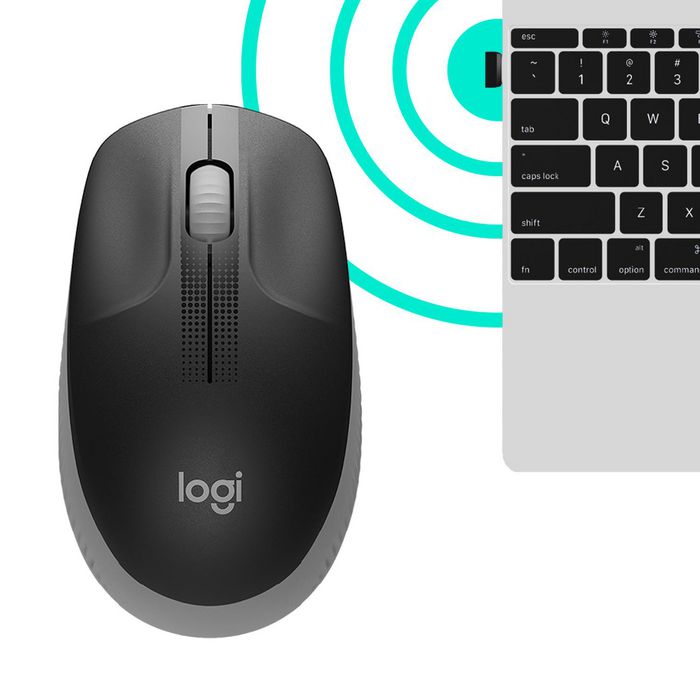 Logitech M190 Ratón Inalámbrico Ergónomico de Tamaño Completo, Conexión RF sin Retrasos, 18 Meses Batería, Seguimiento de Precisión, Color Gris Logitech M190 Ratón Inalámbrico Ergónomico de Tamaño Completo, Conexión RF sin Retrasos, 18 Meses Batería, Seguimiento de Precisión, Color Gris