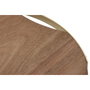 DKD Home Decor Tabla de Cortar Acacia y Metal Natural