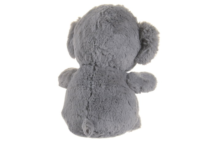 DKD Home Decor Peluche Baby Gris Blanco 15 x 24 x 18 cm (6 Unidades)