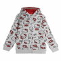 Cerdá Sudadera con Capucha Hello Kitty Cremallera Gris 6 Años