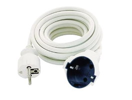 TALOX Alargador de prolongación de cable blanco 10 m 3x1.5