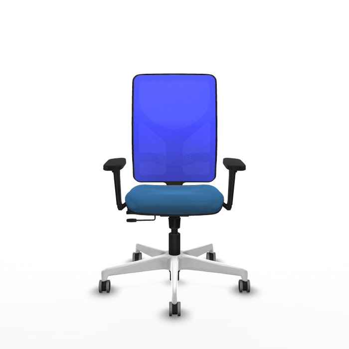PIQUERAS Y CRESPO Silla de oficina Motilla Azul con mecanismo Sincro/Traslack PIQUERAS Y CRESPO Silla de oficina Motilla Azul con mecanismo Sincro/Traslack