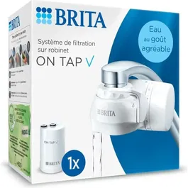 Brita ON TAP V Sistema de Filtración para Grifo BRI4006387129088 - 600L / 4 Meses, 3 Modos, 5 Adaptadores