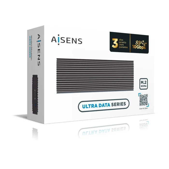 Aisens ASM2-023GR Caja Externa M.2 NVMe USB 3.2 Gen 2 Gris Aisens ASM2-023GR Caja Externa M.2 NVMe USB 3.2 Gen 2 Gris