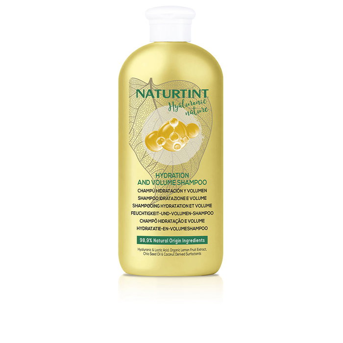 Naturtint Hyaluronic Nature Champú con Ácido Hialurónico, Hidratación y Volumen, 330 ml Naturtint Hyaluronic Nature Champú con Ácido Hialurónico, Hidratación y Volumen, 330 ml