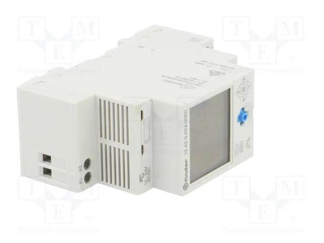 FINDER Programador de tiempo Digital 12-24VDC DPDT