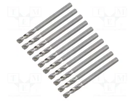 RECA Broca para metal de 3mm x 46mm en acero rápido al cobalto HSS-Co