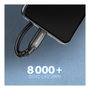 Axagon BUCM32-CF10AB Cable de extensión USB-C a USB-C 3.2 Gen 2, 1 m, 20 Gbps - Aluminio