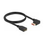 DeLOCK Cable de Extensión DisplayPort Macho 90° Izquierda a Hembra 8K 60 Hz 1 m