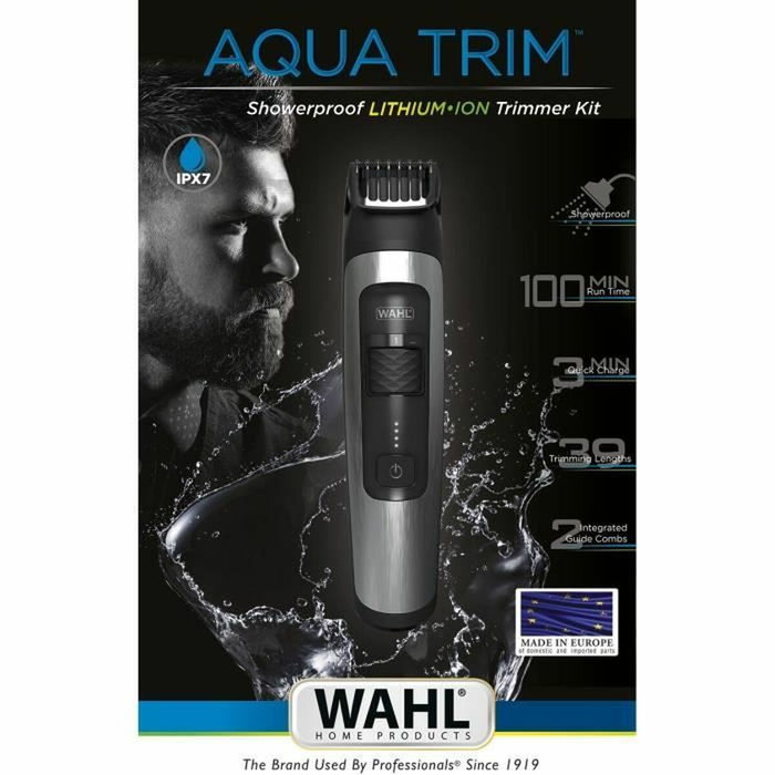 Wahl Aqua Trim 1065-0460 Recortadora y Cortabarba Impermeable