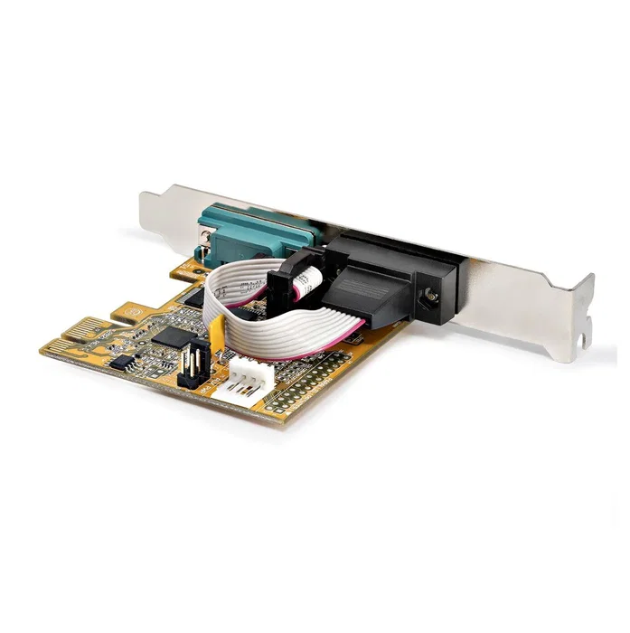 StarTech.com 21050-PC-SERIAL-LP Tarjeta PCIe Interna de 2 Puertos Serie RS-232 con Adaptador de Interfaz - Low Profile y Full Height - Compatible con Windows y Linux StarTech.com 21050-PC-SERIAL-LP Tarjeta PCIe Interna de 2 Puertos Serie RS-232 con Adaptador de Interfaz - Low Profile y Full Height - Compatible con Windows y Linux