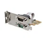 StarTech.com 21050-PC-SERIAL-LP Tarjeta PCIe Interna de 2 Puertos Serie RS-232 con Adaptador de Interfaz - Low Profile y Full Height - Compatible con Windows y Linux