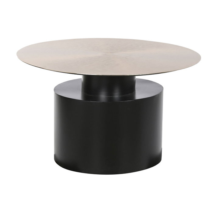 DKD Home Decor Mesita Auxiliar de Hierro 76x76x46 Dorado