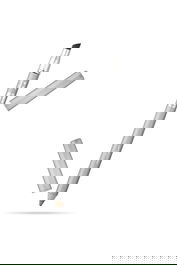 Multiplay, Doble extremo, Sombra de ojos & Delineador Kajal 2 en 1, 22, Plata pura, 1.2 g