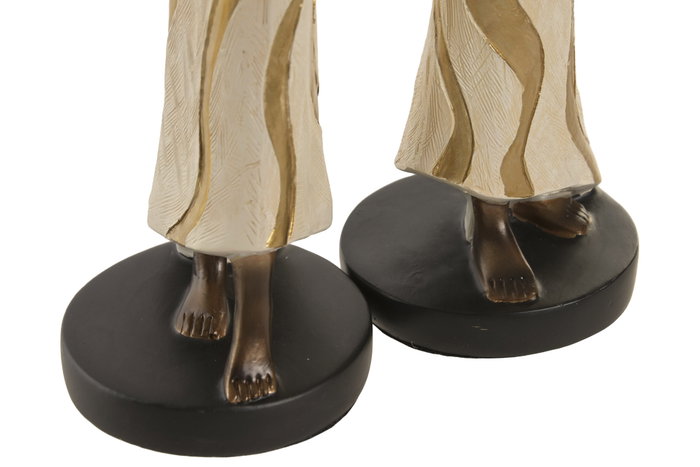 DKD Home Decor Figura de Resina Africana Surtido de 2 Unidades