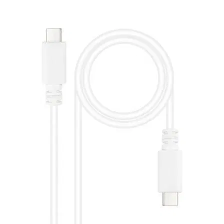 Nano Cable 10.01.2301-L150-W Cable USB 2.0 Tipo-C Macho a Tipo-C Macho Blanco 1.5m 480Mbps