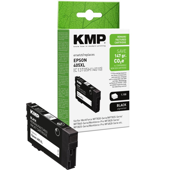 KMP Cartucho de tinta negra compatible con Epson C13T05H14010 KMP Cartucho de tinta negra compatible con Epson C13T05H14010