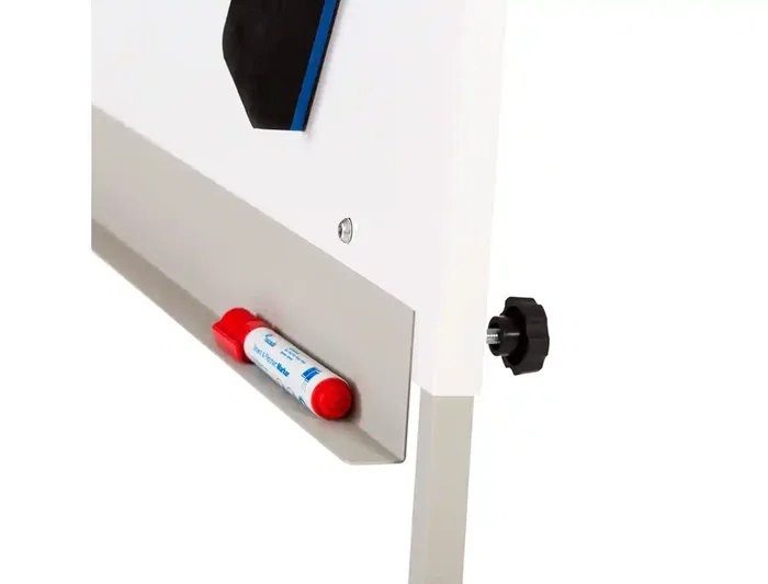 Rocada Pizarra Blanca Magnética con Trípode para Conferencias, Brazo Extensible, Lacada 68x104 cm